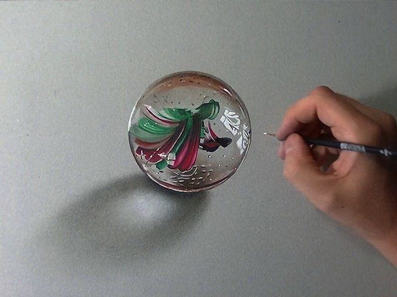 "Картинная галерея Day.Az": Необычные рисунки с эффектом 3D - ФОТО