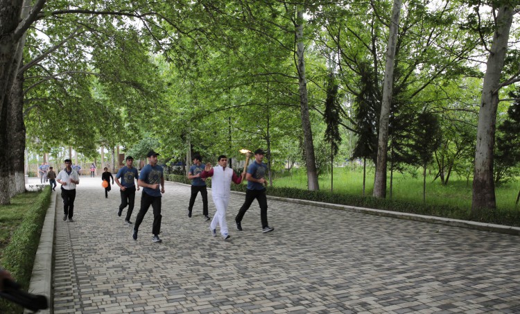 Факел Евроигр доставлен в Евлах - ФОТО - ВИДЕО