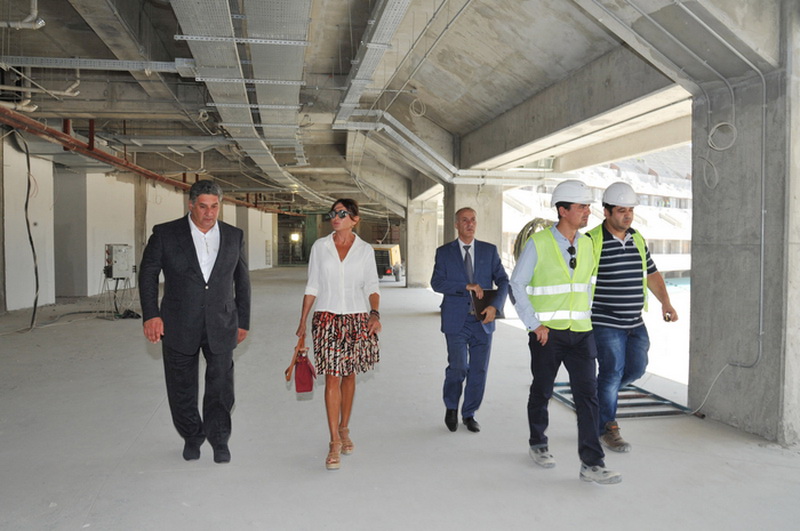 Первая леди Азербайджана Мехрибан Алиева ознакомилась со строительством и реконструкцией спортивных объектов в связи с подготовкой к первым Европейским играм - ФОТО
