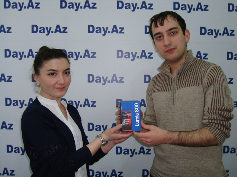 Day.Az наградил 28-го победителя проекта "Мобильный репортер" - ВИДЕО - ФОТО