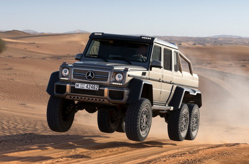 Немцы представили шестиколесный Mercedes-Benz G63 AMG 6x6 - ФОТО - ВИДЕО