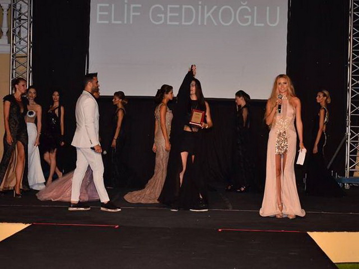 Günay Musayeva və Elnur Hüseynov Kiprdə podiumda - FOTOLAR