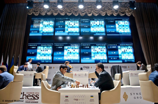 9-й день международного шахматного турнира "Shamkir Chess 2014" - ФОТО