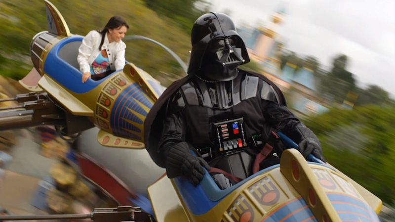 Дарт Вейдер посетил Disneyland - ФОТОСЕССИЯ
