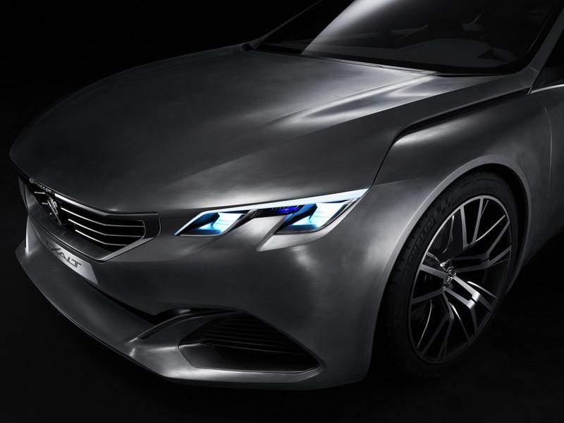 Концепт Peugeot для Китая - эбонитовое дерево, "акулья кожа" и 340 л.с. - ФОТО