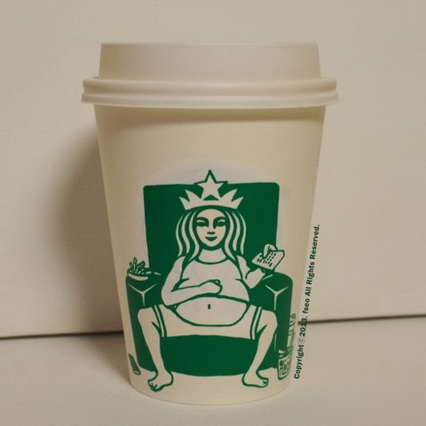 "Картинная галерея" Day.Az: Искусство из стаканчиков Starbucks - ФОТО