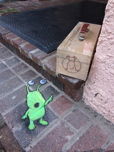 "Картинная галерея" Day.Az: Уличный художник Дэвид Зинн - ФОТО