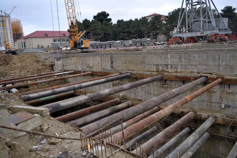 Inşası gedən metro stansiyası nə vaxt təhvil veriləcək? – FOTO
