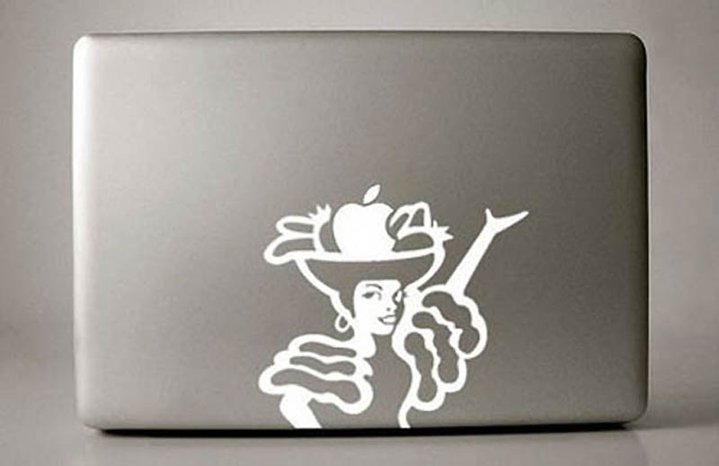50 креативных наклеек на MacBook - ФОТОСЕССИЯ