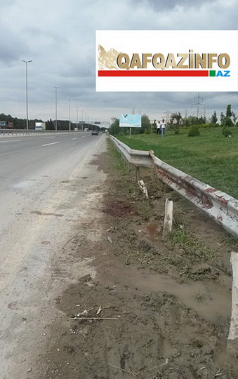 Qan qoxusu gələn dəmirlər... - Qəza baş verən yerdən fotolar