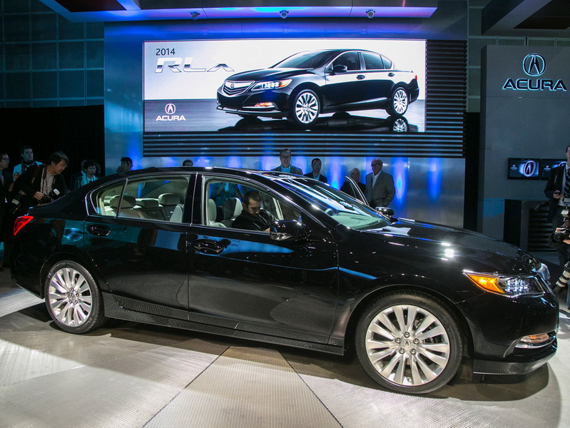 Серийный флагман Acura RLX представлен в Лос-Анджелесе - ФОТОСЕССИЯ