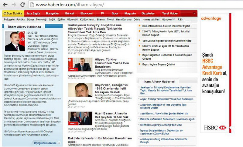Главная новость турецких СМИ: весомый ответ Президента Азербайджана Ильхама Алиева Сержу Саргсяну - ФОТО