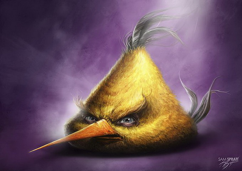 "Картинная галерея Day.Az": Новый взгляд на персонажей Angry Birds - ФОТО
