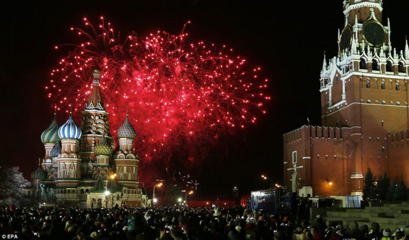 Как разные страны мира встретили 2014 год - ФОТО