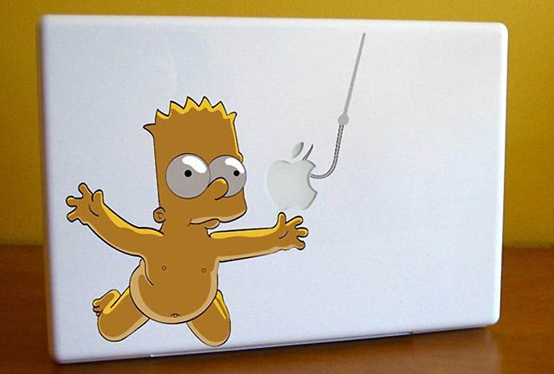 50 креативных наклеек на MacBook - ФОТОСЕССИЯ