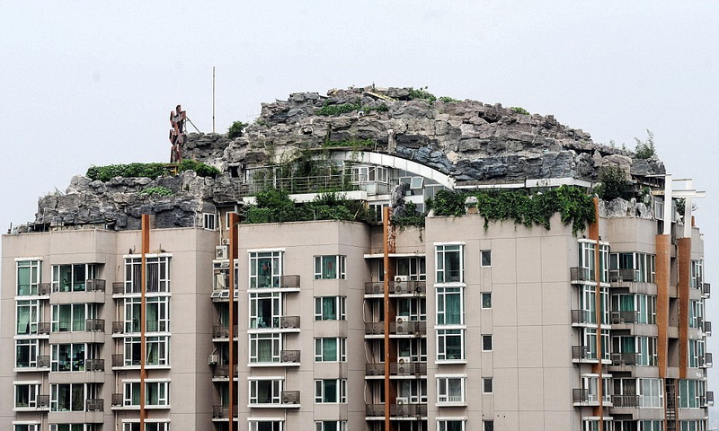 Горная вилла на вершине многоэтажки - ФОТО