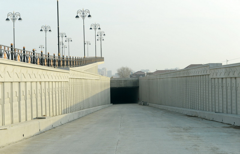 Президент Ильхам Алиев ознакомился с ходом строительных работ на дорожных узлах на проспекте Зии Буниятова - ОБНОВЛЕНО - ФОТО