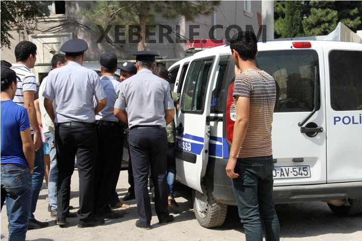 Sumqayıtda ara qarışdı: yol bağlandı, intihara cəhd.. - FOTOLAR