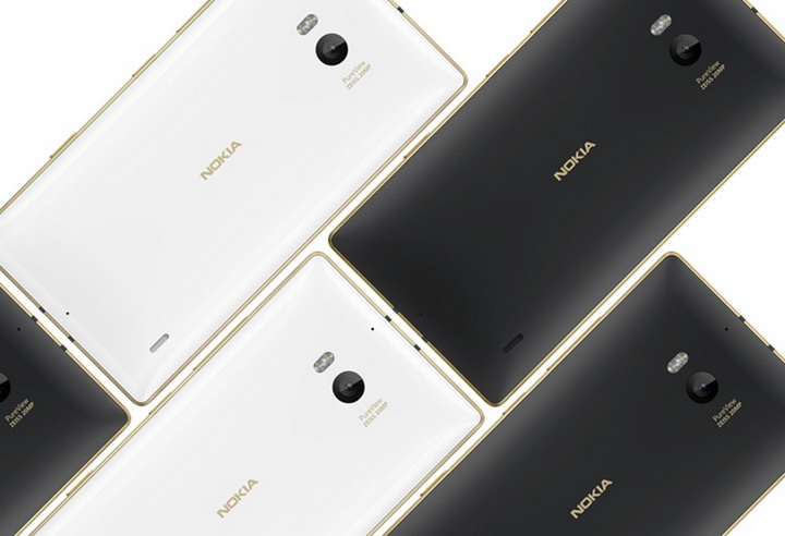 Microsoft показал "золотые" смартфоны Nokia Lumia - ФОТО