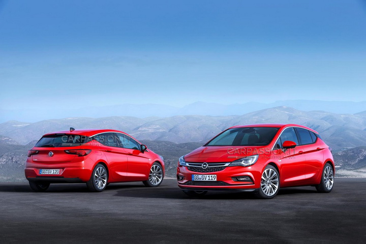 Новый Opel Astra оказался супер-обтекаемым - ФОТОСЕССИЯ