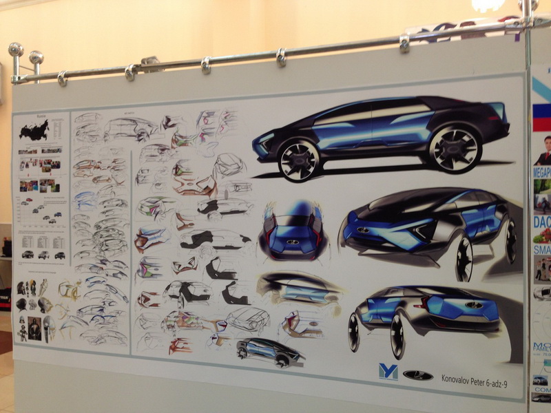 "АвтоВАЗ" выбрал лучшие эскизы нового концепта Lada - ФОТО