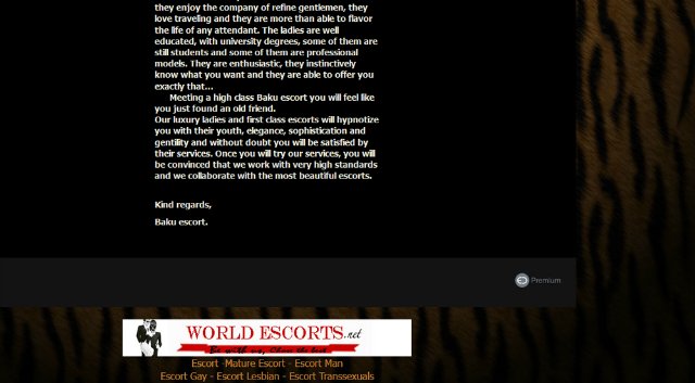 Azərbaycan polisi fahişəliyi təbliğ edən saytla bağlı hərəkətə keçdi - FOTO