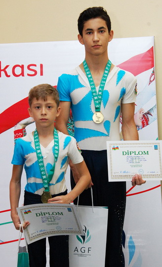 Завершился 22-й чемпионат Баку по акробатической гимнастике - ФОТО