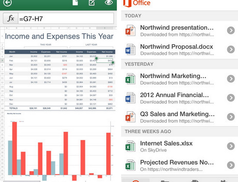 Microsoft выпустила офисный редактор Office Mobile - ФОТО