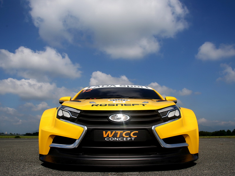 Гоночная Lada Vesta WTCC выйдет на трек в 2015 году - ФОТО