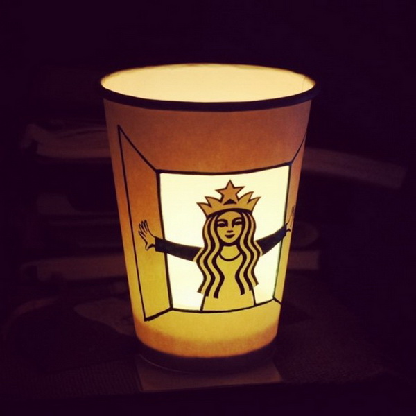 "Картинная галерея" Day.Az: Искусство из стаканчиков Starbucks - ФОТО