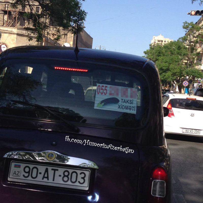 Этот таксист взорвал весь азербайджанский Facebook - ФОТО