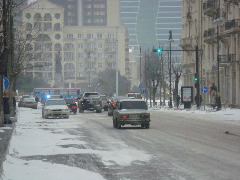В Баку побит рекорд низкой температуры за 110 лет – ОБНОВЛЕНО - ФОТО