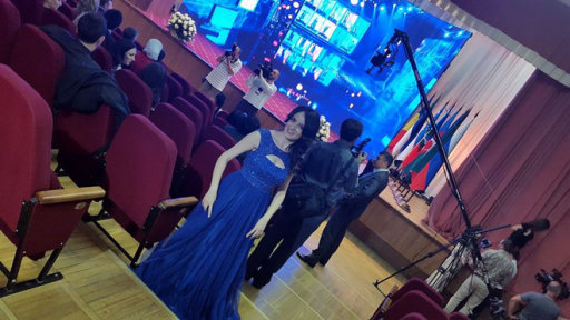 Азербайджанская вокалистка спела на презентации "Turkvision 2014" - ФОТО