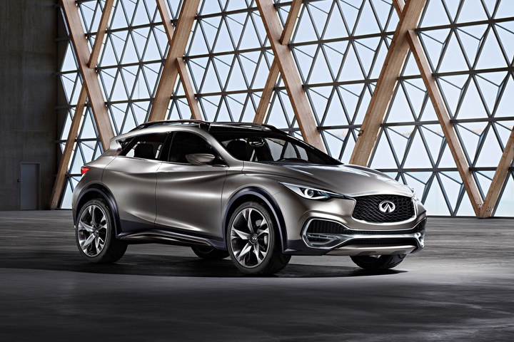 Небольшой кроссовер Infiniti покажут в ноябре - ФОТО