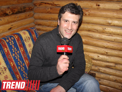 Актер Зураб Ингороква: Баку - потрясающий город! - ФОТО