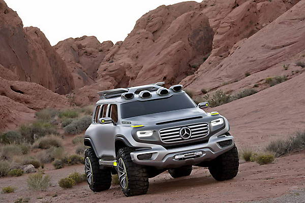 Прототип будущего Гелендваген: Mercedes Ener-G-Force - ФОТОСЕССИЯ