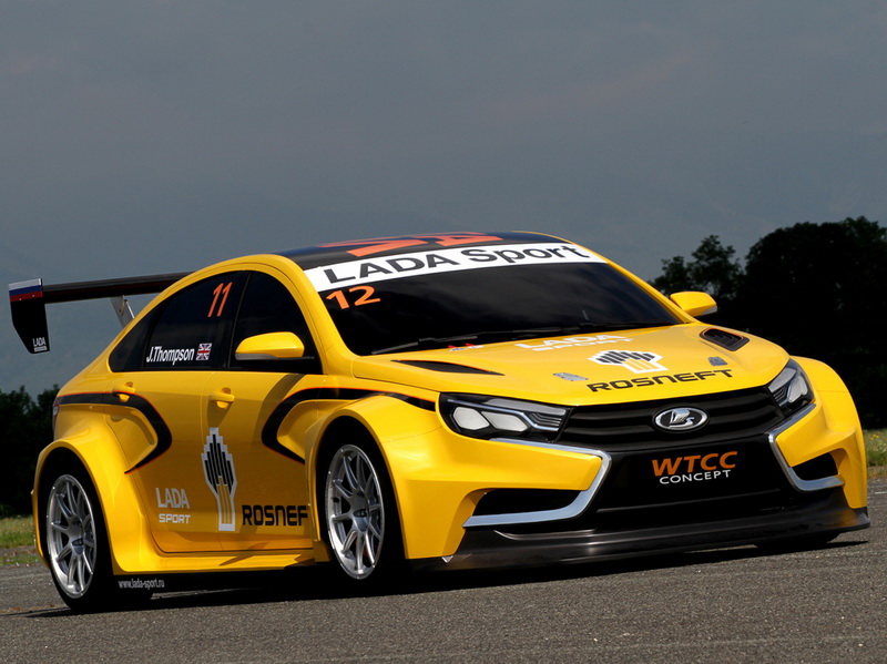 Гоночная Lada Vesta WTCC выйдет на трек в 2015 году - ФОТО