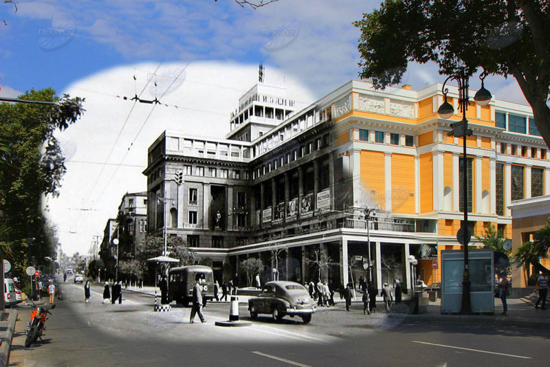 "Фотоклуб Day.Az": Коллаж новых и старых фотографий Баку - ФОТО