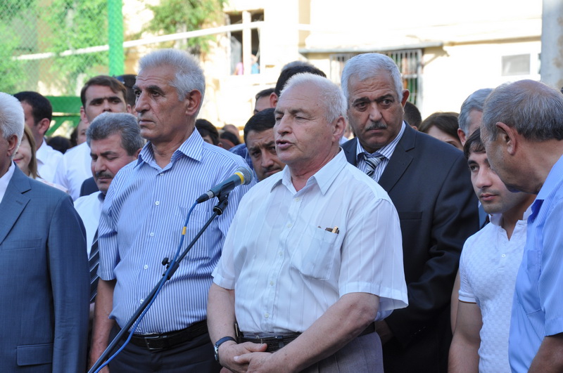 Sumqayıtda nümunəvi məhəllə açıldı - FOTO