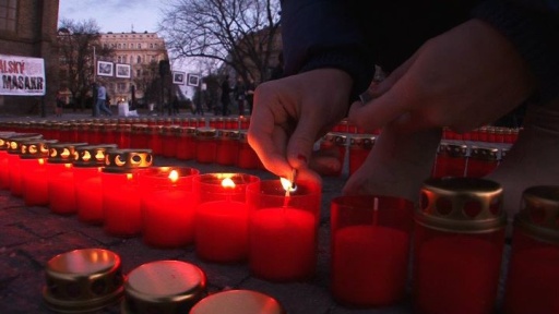 В Праге прошла акция в связи с Ходжалинским геноцидом - ФОТО