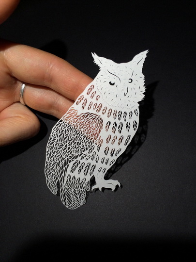 "Картинная галерея" Day.Az: Бумажные иллюстрации Мод Вайт - ФОТО