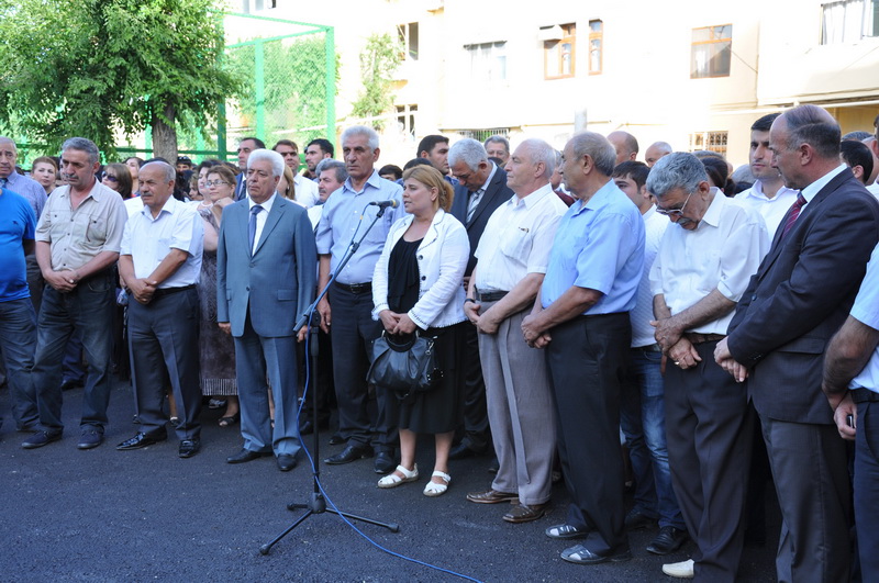 Sumqayıtda nümunəvi məhəllə açıldı - FOTO