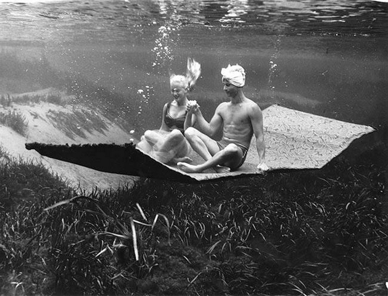Фантастические ретро-фотографии со дна озера - ФОТОСЕССИЯ