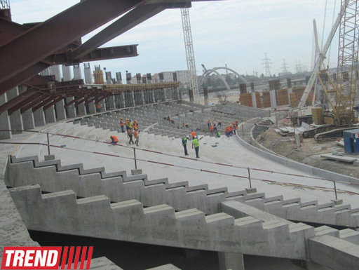 Названы сроки завершения строительства Олимпийского стадиона в Баку - ФОТО
