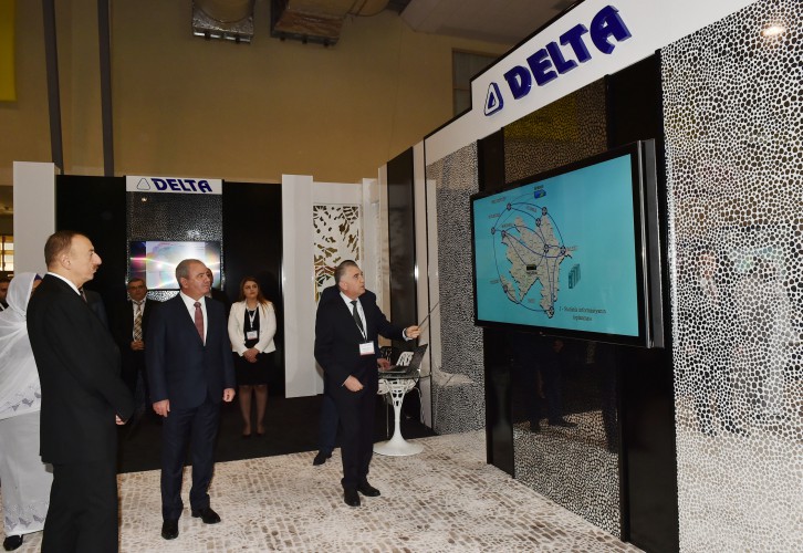 Президент Ильхам Алиев принял участие в открытии выставки "Bakutel-2014" - ОБНОВЛЕНО - ФОТО