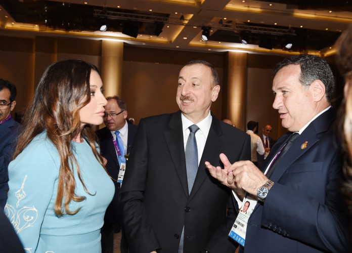 От имени Президента Ильхама Алиева и его супруги Мехрибан Алиевой организован прием для членов Олимпийской семьи - ОБНОВЛЕНО - ФОТО