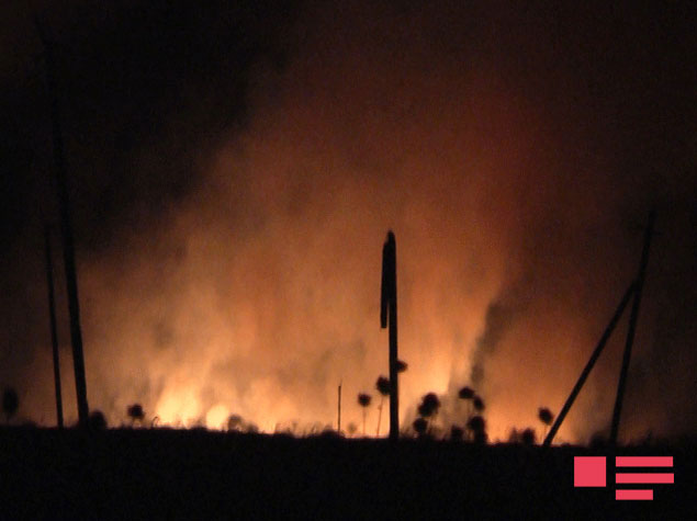 Армяне продолжают поджигать оккупированные территории - ФОТО