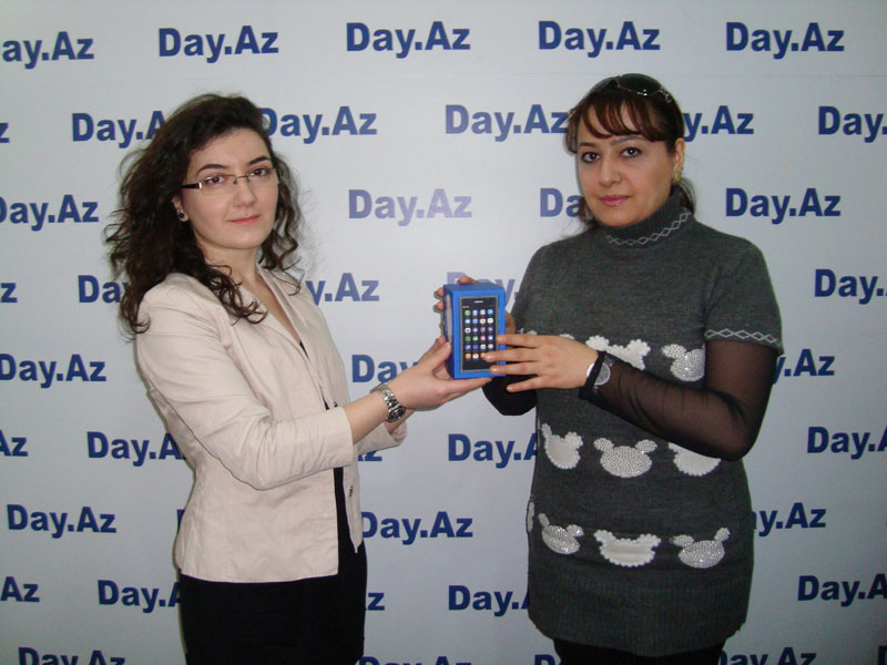 Day.Az наградил двадцать седьмого победителя проекта "Мобильный репортер" - ВИДЕО - ФОТО