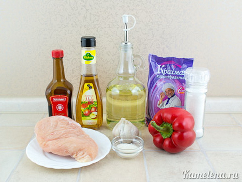Куриное филе по-китайски - Пошаговый рецепт - ФОТО