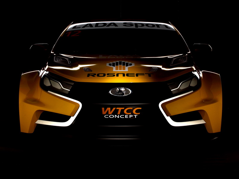 Гоночная Lada Vesta WTCC выйдет на трек в 2015 году - ФОТО